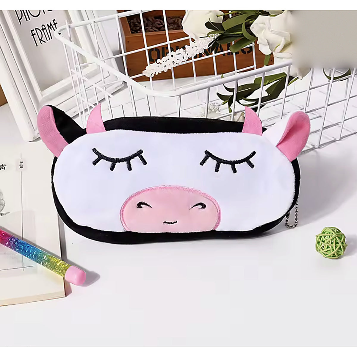 Trousse peluche Crayonimo modèle vache