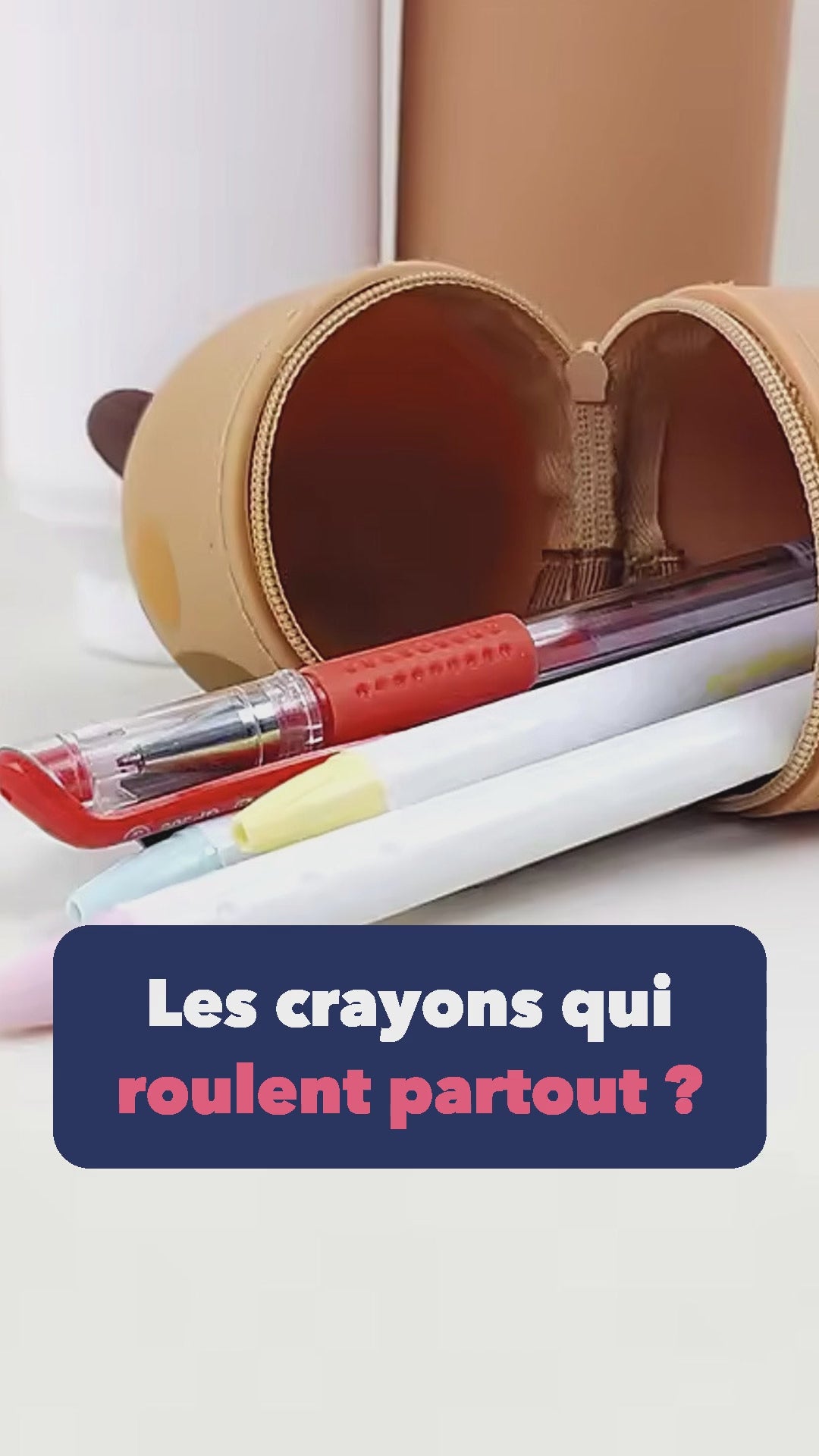 Vidéo : la trousse télescopique qui devient pot à crayons